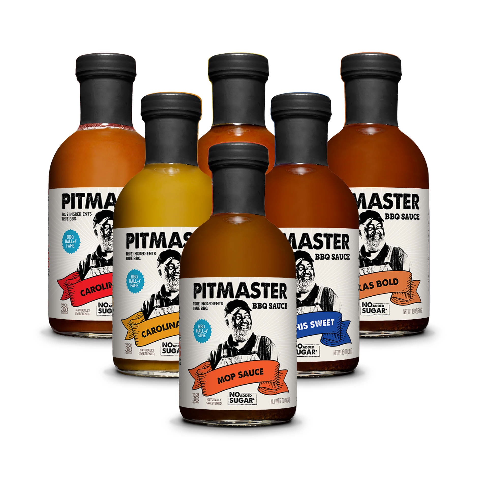 True Made Foods Pitmaster BBQ Sauce variety packs