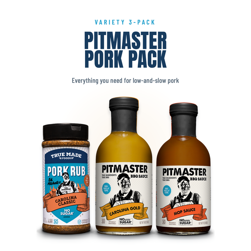 Pitmaster Pork Pack - Carolina BBQ Seasoning & Sauce Bundle | No Added Sugar