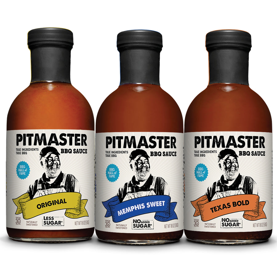 Pitmaster Ed Mitchell Western-Style BBQ Sauce Variety 3-Pack